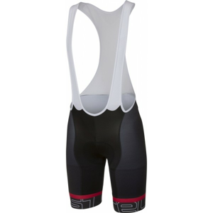 Castelli VOLO BIBSHORT bílá XL - Pánské cyklistické kalhoty s laclem