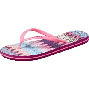 O'Neill FW TROPADELIC PRINT FLIP FLOPS růžová 38 - Dámské žabky