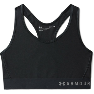 Under Armour ARMOUR MID KEYHOLE Dámská sportovní podprsenka, černá, velikost XS