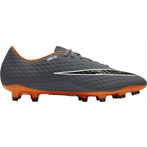 Nike HYPERVENOM PHANTOM III ACADEMY FG tmavě šedá 9 - Pánské kopačky