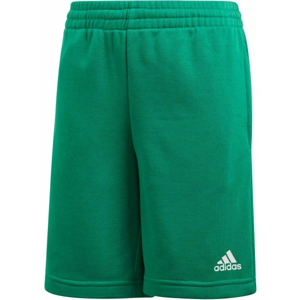 adidas YOUTH BOYS LOGO SHORT zelená 128 - Chlapecké šortky