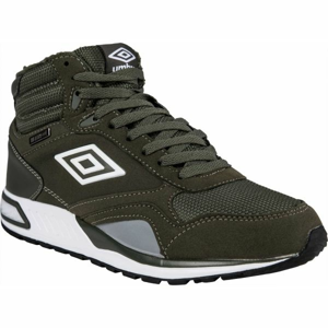 Umbro REDHILL HIGH W PROOF Pánská volnočasová obuv, tmavě zelená, veľkosť 45.5