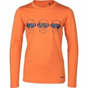 Head FRANKIE oranžová 140-146 - Dětské triko s dlouhým rukávem