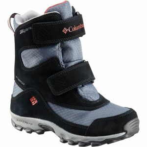 Columbia YOUTH PARKERS PEAK VELCRO BOOT Dětská zimní obuv, světle modrá, velikost 34