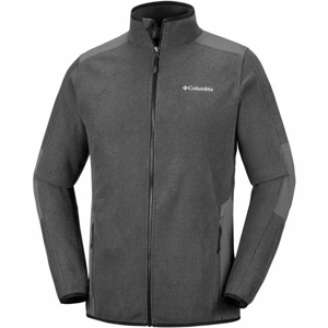 Columbia TOUGH HIKER FULL ZIP FLEECE Pánská fleecová mikina, tmavě šedá, velikost XL