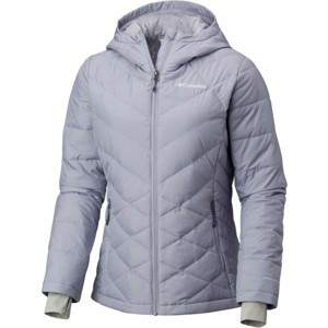 Columbia HEAVENLY HOODED JACKET šedá S - Dámská zateplená bunda