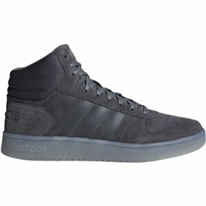 adidas HOOPS 2.0 MID šedá 9 - Pánská volnočasová obuv