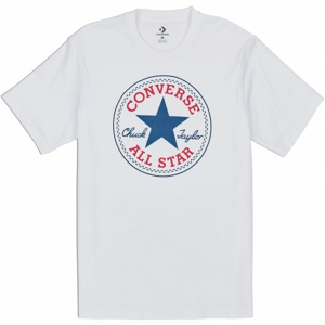 Converse CHUCK PATCH TEE Pánské triko, bílá, velikost S