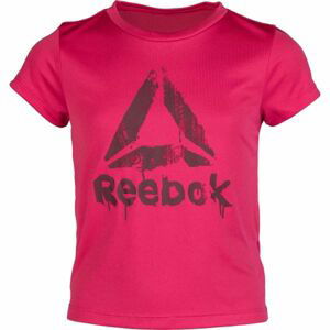 Reebok GIRLS WORKOUT READY T-SHIRT růžová 13-14 - Dívčí triko