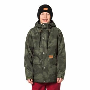 Horsefeathers LANC KIDS JACKET tmavě zelená S - Chlapecká lyžařská/snowboardová bunda