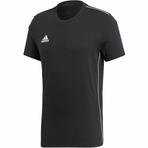 adidas CORE 18 TEE Pánské tričko, černá, veľkosť XL