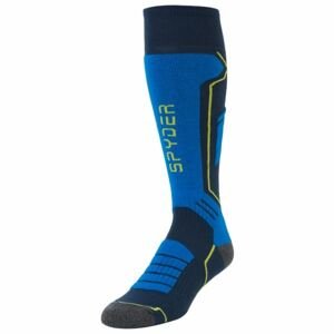 Spyder VELOCITY modrá M - Pánské lyžařské ponožky