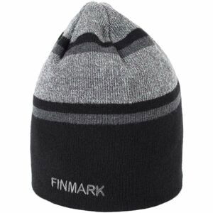 Finmark WINTER HAT Pánská pletená čepice, černá, veľkosť UNI