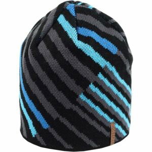 Finmark DIVISION Pánská pletená čepice, černá, veľkosť UNI
