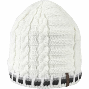 Finmark WINTER HAT Dámská pletená čepice, bílá, velikost UNI