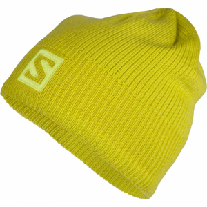 Salomon LOGO BEANIE modrá UNI - Zimní čepice