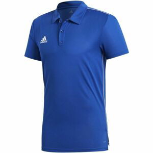 adidas CORE18 POLO Polo triko, modrá, velikost L