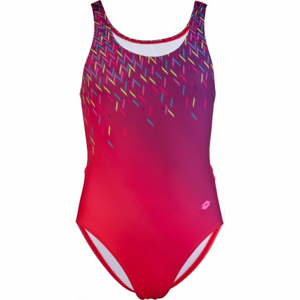 Lotto DESIRE Dívčí jednodílné plavky, Růžová,Fialová, velikost 152-158