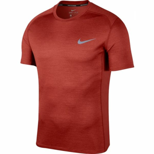 Nike MILER TOP SS červená M - Pánské běžecké triko