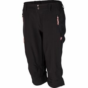 Willard REGIATA Dámské outdoorové 3/4 kalhoty, Černá,Růžová, velikost