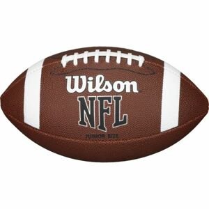 Wilson NFL JR FBALL BULK XB Míč na americký fotbal, Hnědá,Bílá,Černá, velikost