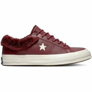 Converse ONE STAR STREET WARMER vínová 37.5 - Dámské zimní nízké tenisky