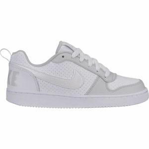 Nike COURT BOROUGH LOW bílá 3.5 - Dívčí volnočasové boty