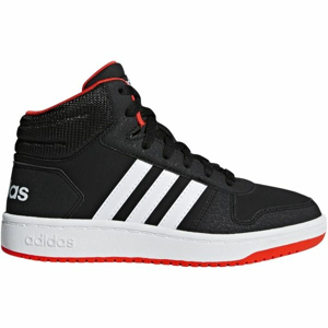 adidas HOOPS MID 2.0 K černá 32 - Dětská volnočasová obuv