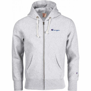 Champion HOODED FULL ZIP SWEATSHIRT šedá M - Pánská mikina