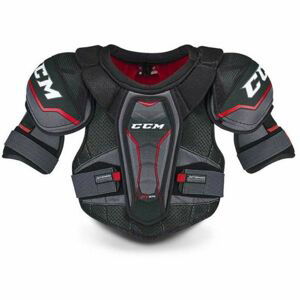 CCM JETSPEED 370 SHOULDER PADS JR Černá L - Dětské ramenní hokejové chrániče