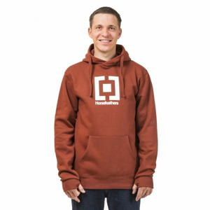 Horsefeathers LEADER SWEATSHIRT hnědá M - Pánská mikina