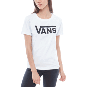 Vans WM FLYING V CREW TEE Dámské triko, Bílá,Černá, velikost