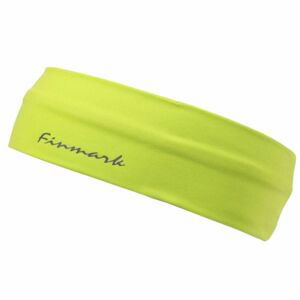 Finmark FUNCTIONAL HEADBAND Funkční čelenka, žlutá, velikost UNI