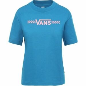 Vans WM FUNNIER TIMES BOXY modrá S - Dámské tričko