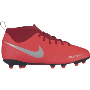 Nike JR PHANTOM VISION CLUB DYNAMIC FIT FG červená 6 - Dětské lisovky