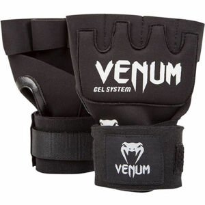 Venum KONTACT GEL GLOVE WRAPS Rukavice, černá, veľkosť S