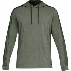 Under Armour TB TERRY PO HOODIE zelená XL - Pánská mikina