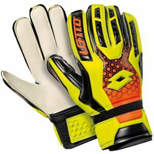 Lotto GLOVE GK SPIDER 900 JR Dětské brankářské rukavice, žlutá, velikost 5