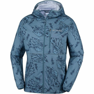 Columbia FLASH FORWARD WINDBREAKER PRINT modrá XL - Pánská větrová bunda