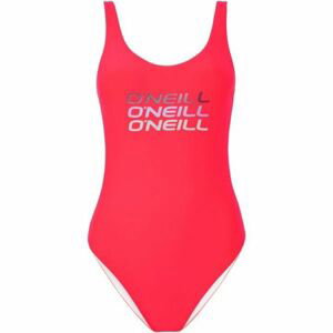 O'Neill PW LOGO TRIPPLE SWIMSUIT Dámské jednodílné plavky, růžová, velikost 36