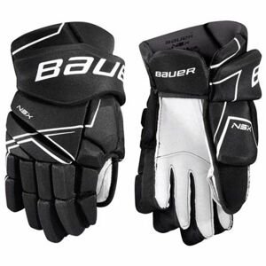 Bauer NSX GLOVES SR Hokejové rukavice, černá, velikost 13