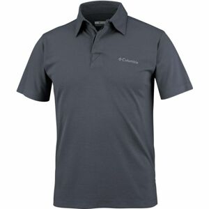 Columbia SUN RIDGE POLO Pánské polo triko, tmavě šedá, veľkosť L