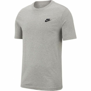 Nike SPORTSWEAR CLUB Pánské tričko, šedá, velikost M