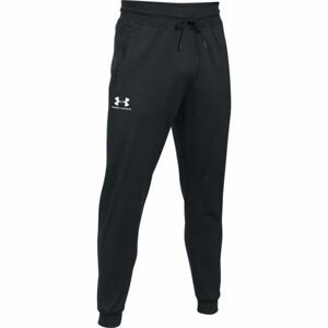 Under Armour SPORTSTYLE TRICOT JOGGER Pánské tepláky, černá, velikost L