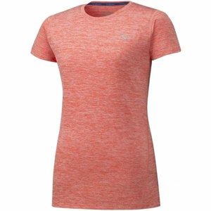 Mizuno IMPULSE CORE TEE W oranžová L - Dámské běžecké triko