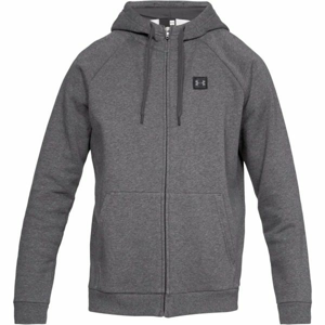 Under Armour RIVAL FLEECE FZ HOODIE šedá M - Pánská mikina