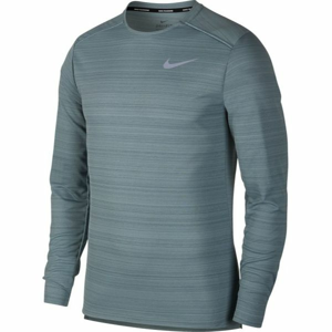 Nike DRY MILER TOP LS M světle zelená XXL - Pánské běžecké tričko