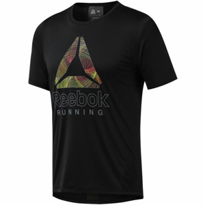 Reebok RE GRAPHIC TEE černá XXL - Pánské triko