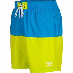 Umbro PANELLED SWIM SHORT zelená S - Pánské plavecké šortky