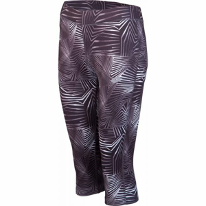 Lotto X FIT II LEGGINGS MID PRT 2 PL W Dámské sportovní legíny, Fialová,Bílá, velikost